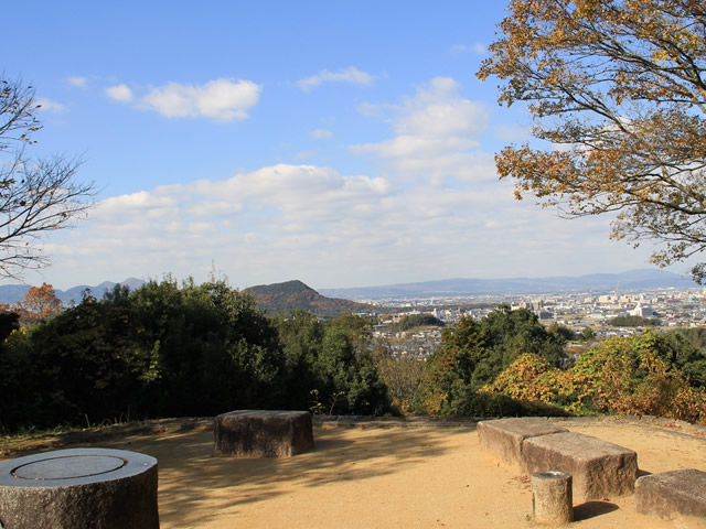 川原展望台へ